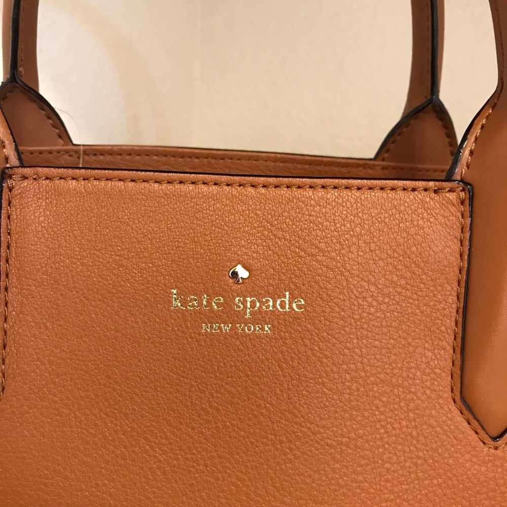 Kate spade meriweather flynn Street cognac satchel - Picture 3 of 8